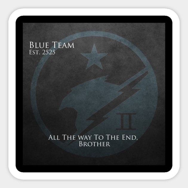 House Blue Team Sticker by Ironmatter